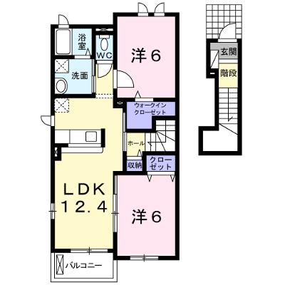 モデルノ　ブローテ　Ｃ 202【管理NO：1-015911803-02020】 ★家具家電は申し込み後に搬入します★の外観画像