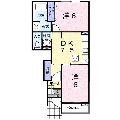 カーサ・サンリットＣ 102【管理NO：1-015174101-01020】 ★家具家電は申し込み後に搬入します★ ★2026年08月中旬入居可能★の外観画像