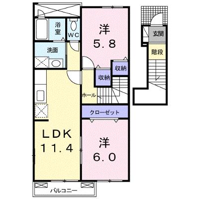 パラッツオ・クォーレＢ 202【管理NO：1-014936402-02020】 ★家具家電は申し込み後に搬入します★ ★2026年11月中旬入居可能★の外観画像