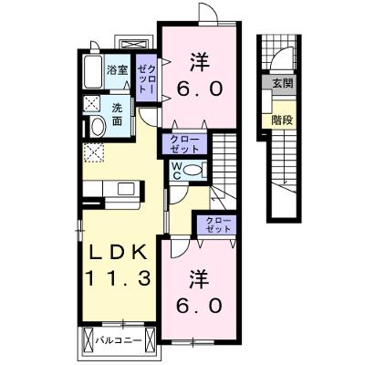 アドベントヒルズＢ 203【管理NO：1-014525702-02030】 ★家具家電は申し込み後に搬入します★の外観画像