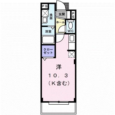 サン・スプリングメゾンＡ 103【管理NO：1-013692801-01030】 ★家具家電は申し込み後に搬入します★の外観画像
