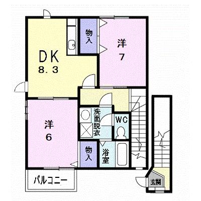 シェーン・バッハ 201【管理NO：1-012993001-02010】 ★家具家電は申し込み後に搬入しますの外観画像