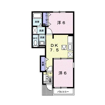 サニーコート　Ⅱ 103【管理NO：1-012970402-01030】 ★家具家電は申し込み後に搬入します★の外観画像
