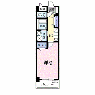 プラシード倉敷 410【管理NO：1-012925701-04080】 ★家具家電は申し込み後に搬入します★の外観画像