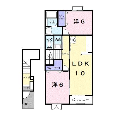 セレッソⅢ 206【管理NO：1-012776901-02050】 ★家具家電は申し込み後に搬入します 2026年07月下旬入居可能の外観画像