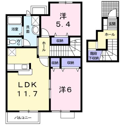 サンライズプラザⅡ 202【管理NO：1-012134301-02020】 ★家具家電は申し込み後に搬入しますの外観画像