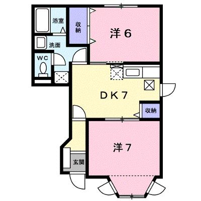 ウィスタリア 103【管理NO：1-010337201-01030】 ★家具家電は申し込み後に搬入します★の外観画像