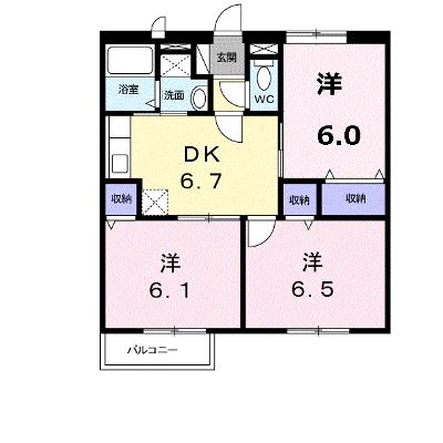 エルディムボナールＢ 201【管理NO：1-010332502-02010】 2026年07月中旬入居可能の外観画像