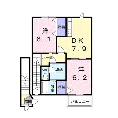 パークサイド９９ 205【管理NO：1-009639101-02040】 ★家具家電は申し込み後に搬入します★の外観画像