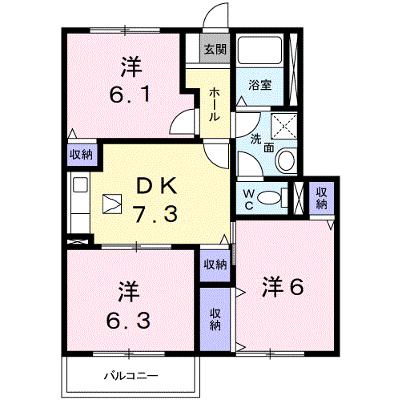 ビルゴＢ 102【管理NO：1-007625002-01020】 ★家具家電は申し込み後に搬入します★の外観画像
