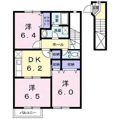ビルゴＡ 202【管理NO：1-007625001-02020】 ★家具家電は申し込み後に搬入します★の外観画像