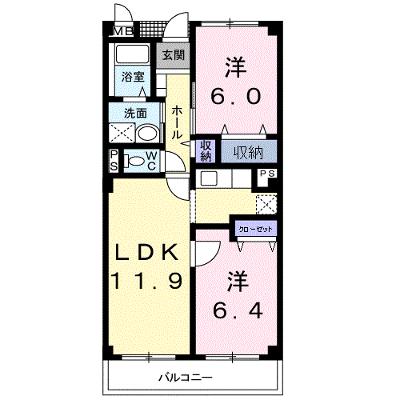 パラーシオ 203【管理NO：1-007599401-02030】 ★家具家電は申し込み後に搬入します★の外観画像