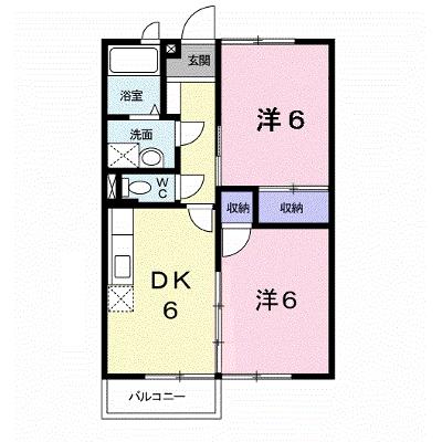 サンスクエア－Ｃ 201【管理NO：1-005146302-02010】 ★家具家電は申し込み後に搬入しますの外観画像