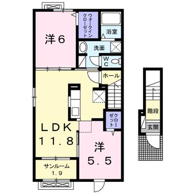 フォルトーナＳ－Ⅰ 201【管理NO：1-021892701-02010】 ★家具家電は申し込み後に搬入しますの外観画像