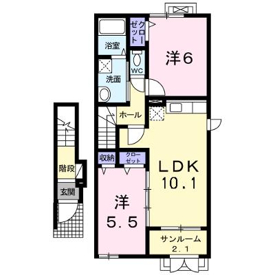 ボニート・ブリッサⅡ 203【管理NO：1-016031002-02030】 ★家具家電は申し込み後に搬入します★の外観画像