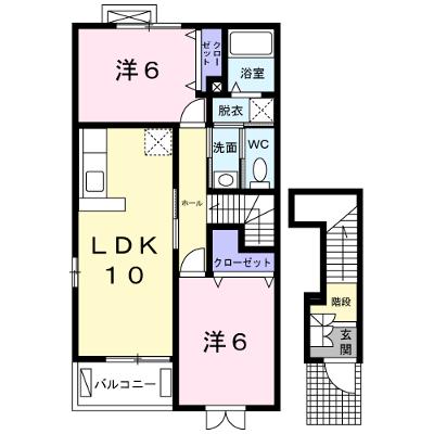 ミルキー・ウェイＢ 201【管理NO：1-012931302-02010】 ★家具家電は申し込み後に搬入しますの外観画像