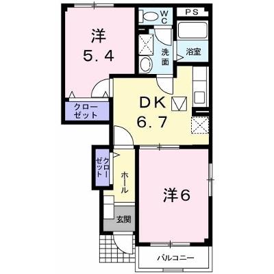 アルコバレーノＢ 103【管理NO：1-011245002-01030】 ★家具家電は申し込み後に搬入します★の外観画像