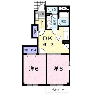 アルコバレーノＡ 101【管理NO：1-011245001-01010】 ★家具家電は申し込み後に搬入します★の外観画像