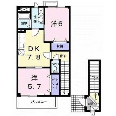 ウェアーハウス　Ｃ 202【管理NO：1-009786903-02020】 ★家具家電は申し込み後に搬入します★の外観画像