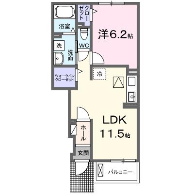 トライブＧ 104【管理NO：1-028629601-01040】 ★家具家電は申し込み後に搬入します★ ★2027年01月下旬入居可能★の外観画像