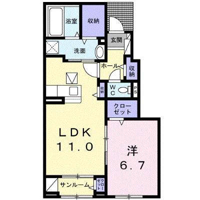 シェノン 102【管理NO：1-026152901-01020】 ★家具家電は申し込み後に搬入します★の外観画像