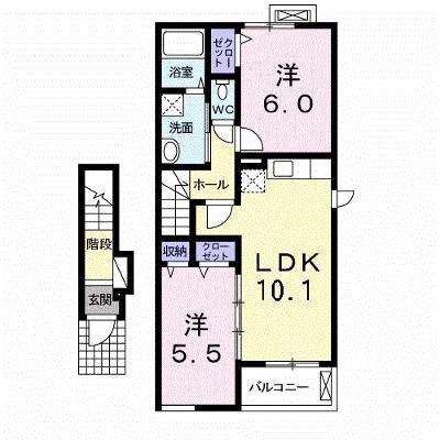 フォレスト・ハハキＣ 205【管理NO：1-020852403-02050】 ★家具家電は申し込み後に搬入します★の外観画像