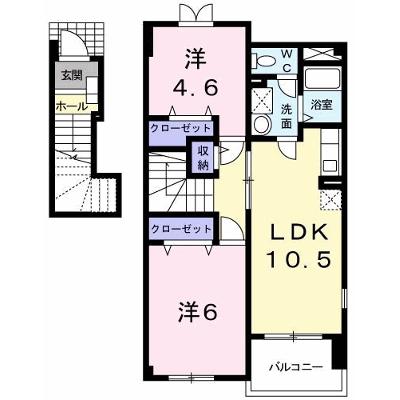 アルエット・シエル 201【管理NO：1-012536101-02010】 ★家具家電は申し込み後に搬入しますの外観画像