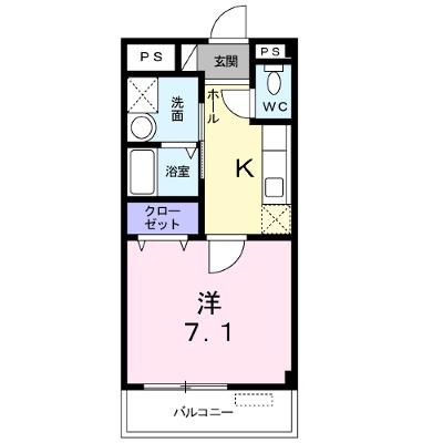 パークサイドひいらぎ 107【管理NO：1-012339201-01070】 ★家具家電は申し込み後に搬入します★ ★2026年10月中旬入居可能★の外観画像