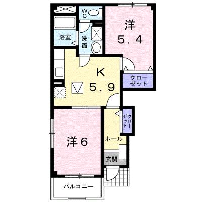ライラックⅠ 101【管理NO：1-011489001-01010】 ★家具家電は申し込み後に搬入します★の外観画像