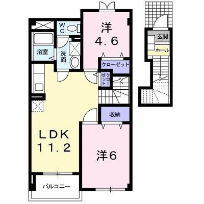 メフィストＡ 203【管理NO：1-011431401-02030】 ★家具家電は申し込み後に搬入します★の外観画像