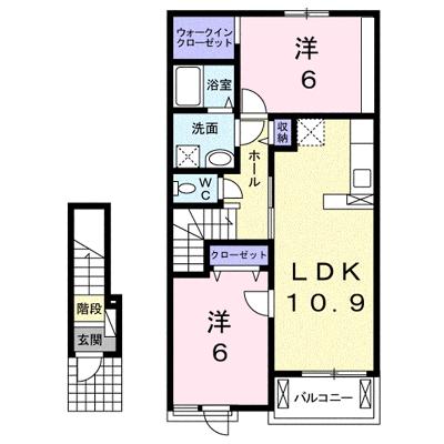 セレッソ　Ｃ 202【管理NO：1-019211603-02020】 ★家具家電は申し込み後に搬入します 2026年07月中旬入居可能の外観画像