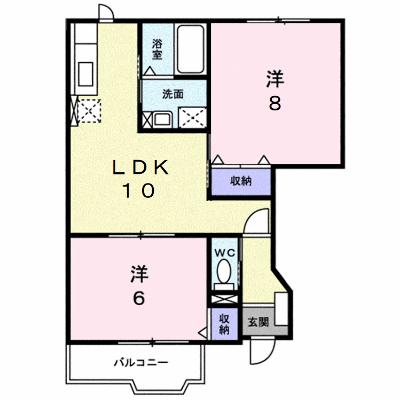 ローブレＴ・Ｋ 102【管理NO：1-010724201-01020】 ★家具家電は申し込み後に搬入しますの外観画像