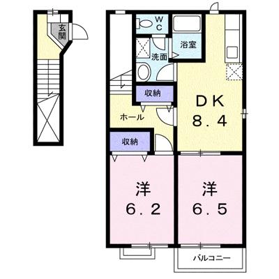 サンライト・パレス 201【管理NO：1-009699201-02010】 ★家具家電は申し込み後に搬入します★の外観画像
