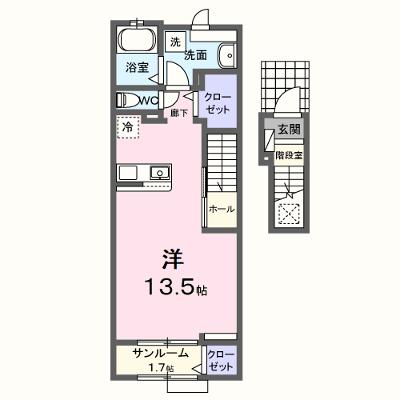 乃木坂ヒルズ 204【管理NO：1-027290501-02040】 ★家具家電は申し込み後に搬入します★ ★2026年10月下旬入居可能★の外観画像