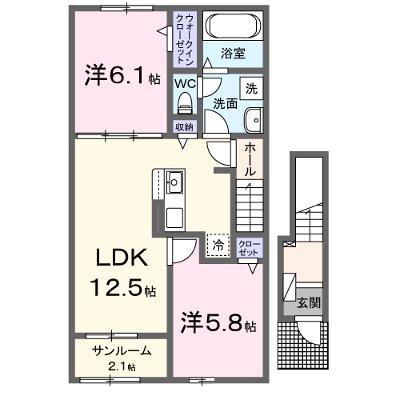ブレッザ　フェリーチェ 202【管理NO：1-028418001-02020】 2026年09月中旬入居可能の外観画像