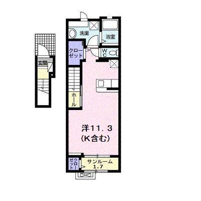 ガーデンヒルズＡ 202【管理NO：1-024878901-02020】 ★家具家電は申し込み後に搬入します★の外観画像
