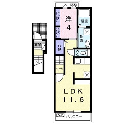 めぞん春日Ⅱ 203【管理NO：1-024319902-02030】 ★家具家電は申し込み後に搬入します★の外観画像