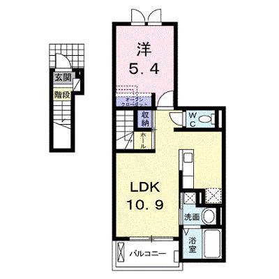 ベラ　ルーチェ　Ⅰ 204【管理NO：1-020404401-02040】 ★家具家電は申し込み後に搬入します★の外観画像