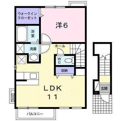 パラクレイシス 201【管理NO：1-013534301-02010】 ★家具家電は申し込み後に搬入します★の外観画像