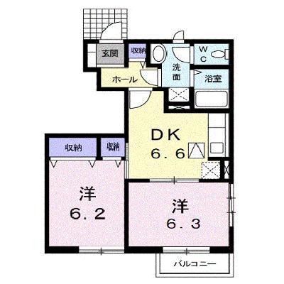 リヴィエールＢ 101【管理NO：1-011963401-01010】 ★家具家電は申し込み後に搬入しますの外観画像