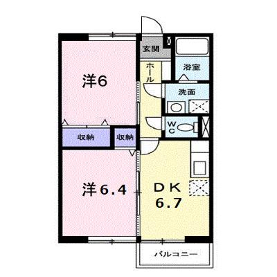 エーデルハイムＤ 102【管理NO：1-007468001-01020】 ★家具家電は申し込み後に搬入します★の外観画像