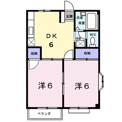 エルディムグリ－ン 201【管理NO：1-004665701-02010】 ★家具家電は申し込み後に搬入します★の外観画像