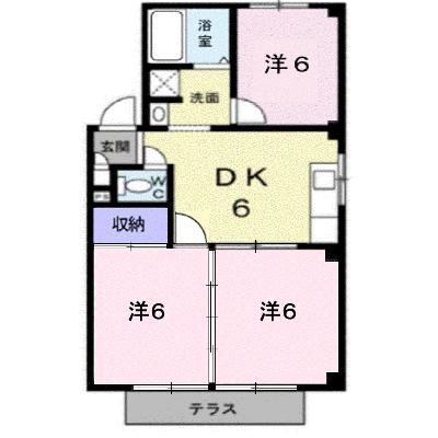 グリーンハイツＢ 101【管理NO：1-001444001-01010】 ★家具家電は申し込み後に搬入します★の外観画像