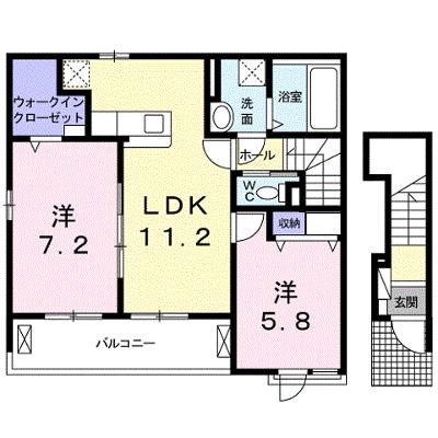 パンプＡ 201【管理NO：1-024485701-02010】 ★家具家電は申し込み後に搬入します★の外観画像