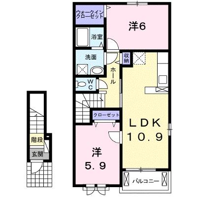 フィデールＢ 203【管理NO：1-023886002-02030】 ★家具家電は申し込み後に搬入します★の外観画像