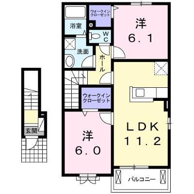 フォレットＢ 203【管理NO：1-023878402-02030】 ★家具家電は申し込み後に搬入しますの外観画像