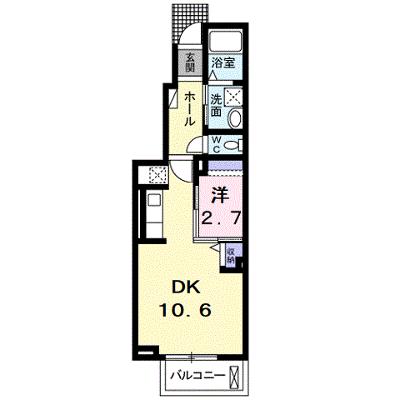 シャムロック春日Ⅱ 102【管理NO：1-022681602-01020】 ★家具家電は申し込み後に搬入します★の外観画像