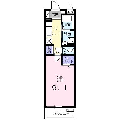 ルクレイル西桜 106【管理NO：1-022068101-01060】 ★家具家電は申し込み後に搬入します 2026年09月中旬入居可能の外観画像