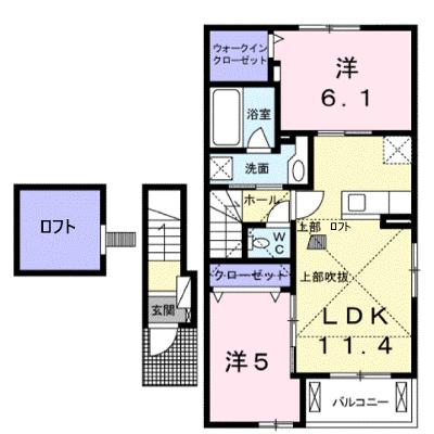 クラール・エフⅡ 204【管理NO：1-022062002-02040】 ★家具家電は申し込み後に搬入します 2026年07月中旬入居可能の外観画像
