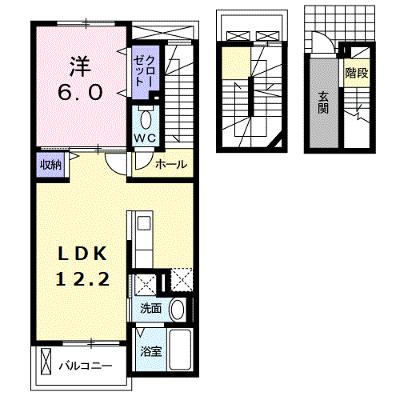 フランベル 303【管理NO：1-019958201-03030】 ★家具家電は申し込み後に搬入します★の外観画像